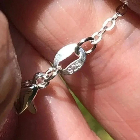 Autism Awareness Puzzle Piece 925 Silver Necklace - Picture 2 of 2